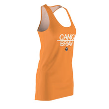 Load image into Gallery viewer, Camo Brian (Orange) Women's Cut & Sew Racerback Dress