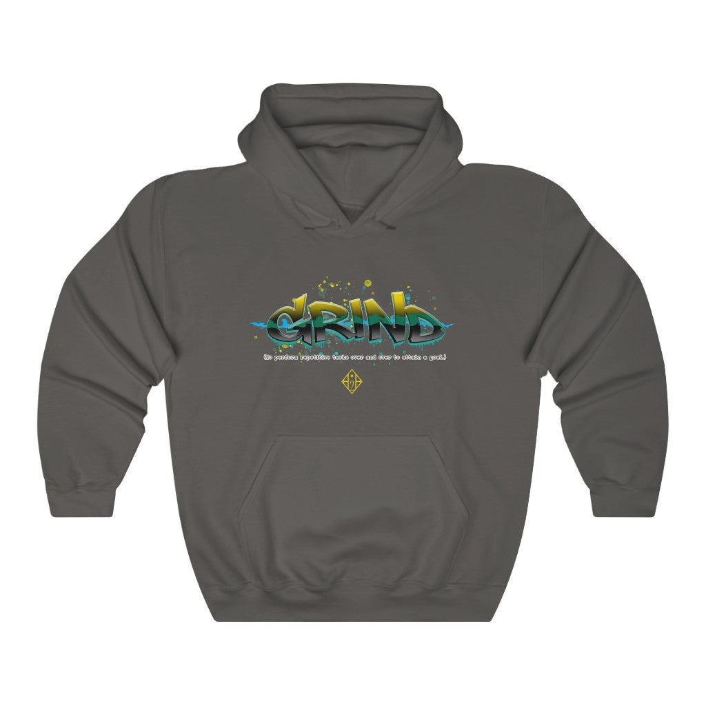 Hard 2 Hustle (Grind - Canary) Heavy Blend™ Hooded Sweatshirt